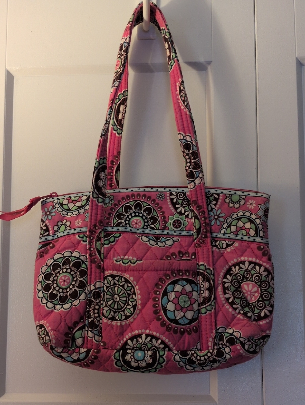 Vera Bradley Quilted Floral Tote Bag in Pink
